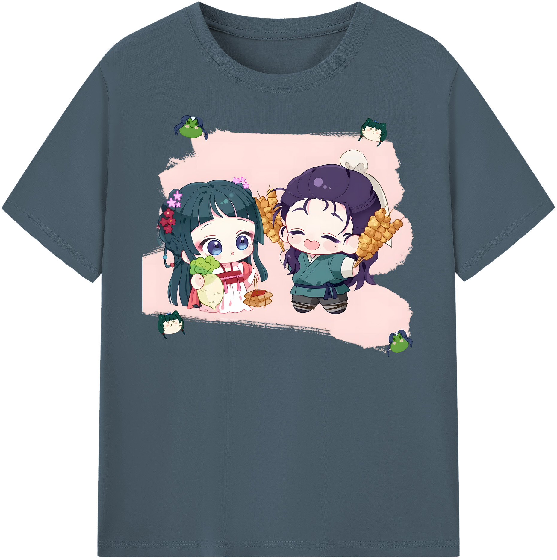 （画像用） 薬屋のひとりごと The Apothecary Diaries 綿100％半袖Tシャツ（フロントプリント）